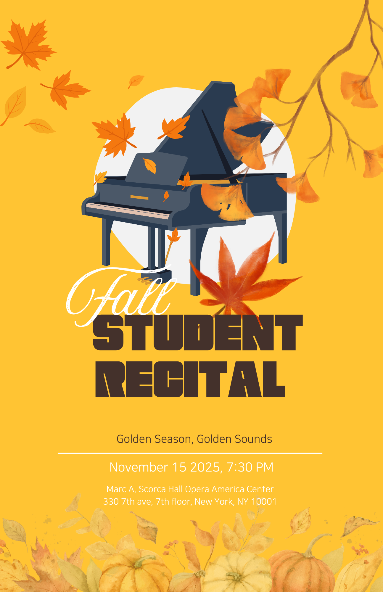 Fall Student Recital