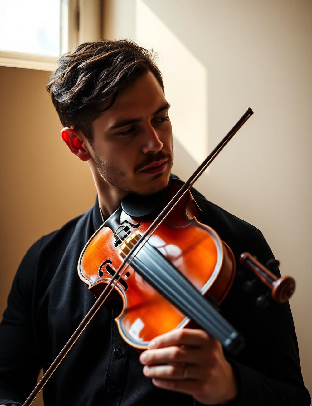 Violinist portrait